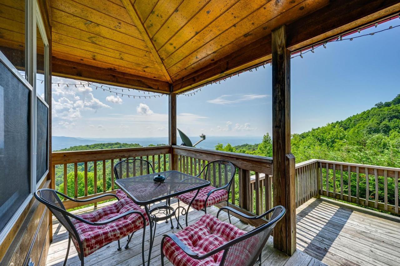 Warm And Cozy Cabin With Deck On Top Of The Blue Ridge Fancy Gap Exterior foto