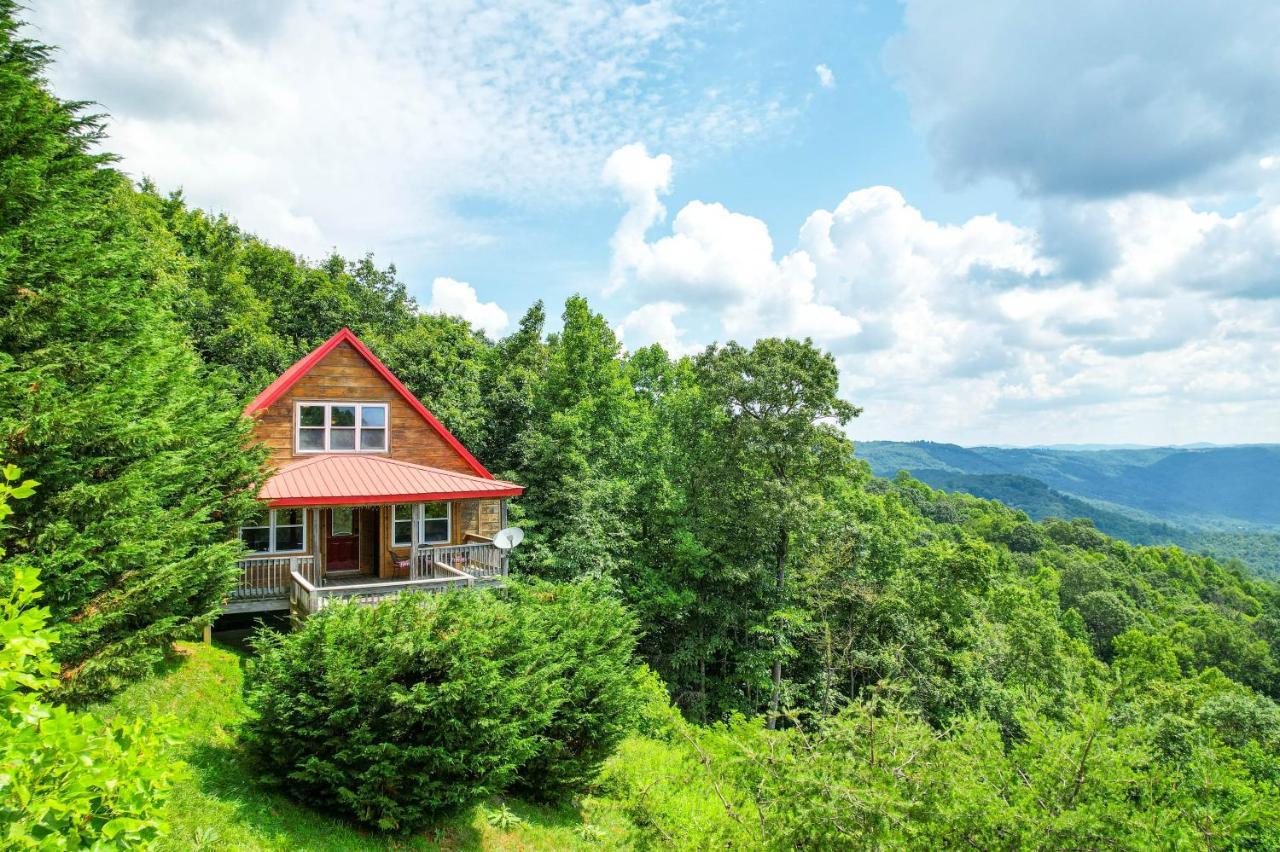 Warm And Cozy Cabin With Deck On Top Of The Blue Ridge Fancy Gap Exterior foto