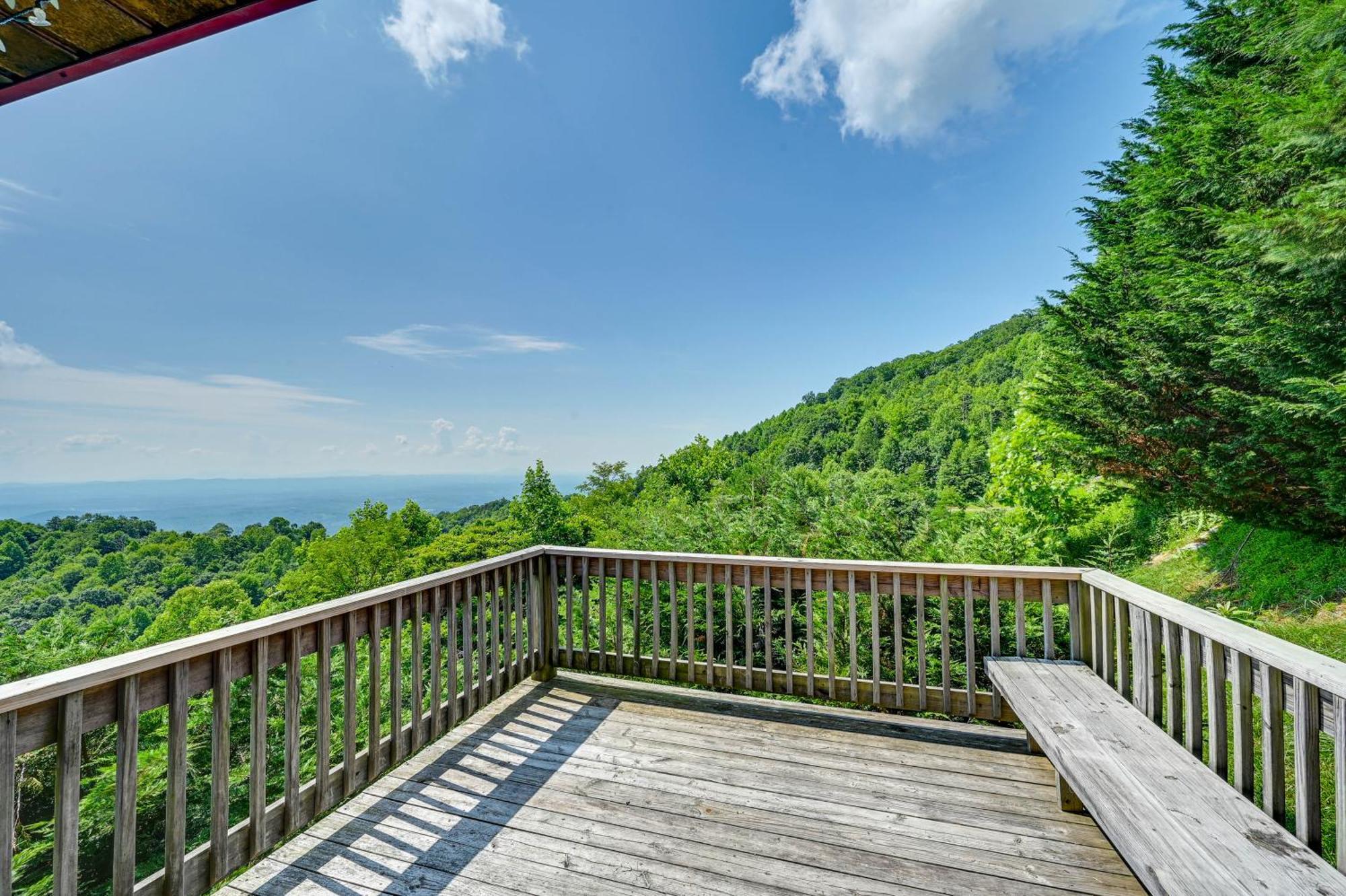 Warm And Cozy Cabin With Deck On Top Of The Blue Ridge Fancy Gap Exterior foto